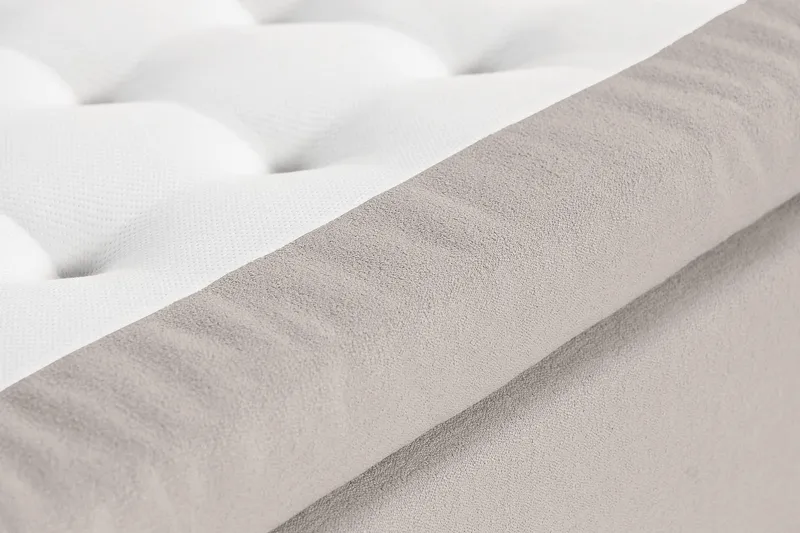 Sänkypaketti Oslo Lyx 120x200 cm Buklee Topattu pääty - Harmaa - Huonekalut - Sänky - Parisänky