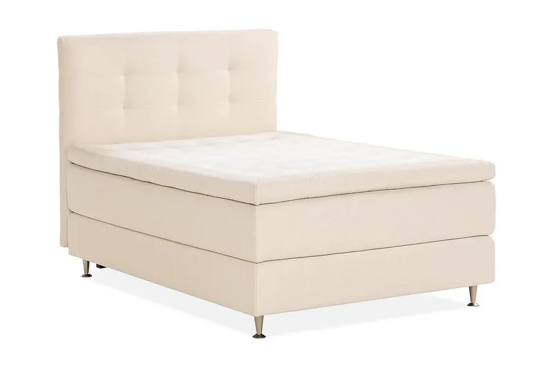 Sänkypaketti Oslo Lyx 120x200 cm Buklee - Vaaleabeige - Huonekalut - Sänky - Jenkkisängyt