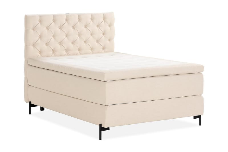 Sänkypaketti Oslo Lyx 120x200 cm Buklee - Vaaleabeige - Huonekalut - Sänky - Jenkkisängyt