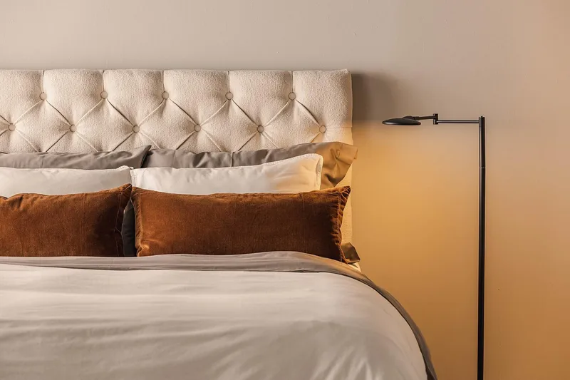 Sänkypaketti Oslo Lyx 120x200 cm Buklee - Vaaleabeige - Huonekalut - Sänky - Jenkkisängyt