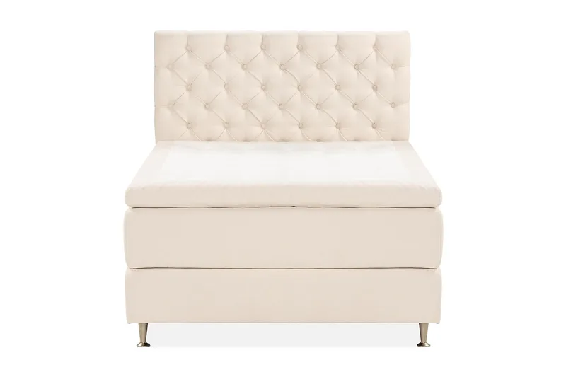 Sänkypaketti Oslo Lyx 120x200 cm Buklee - Vaaleabeige - Huonekalut - Sänky - Jenkkisängyt