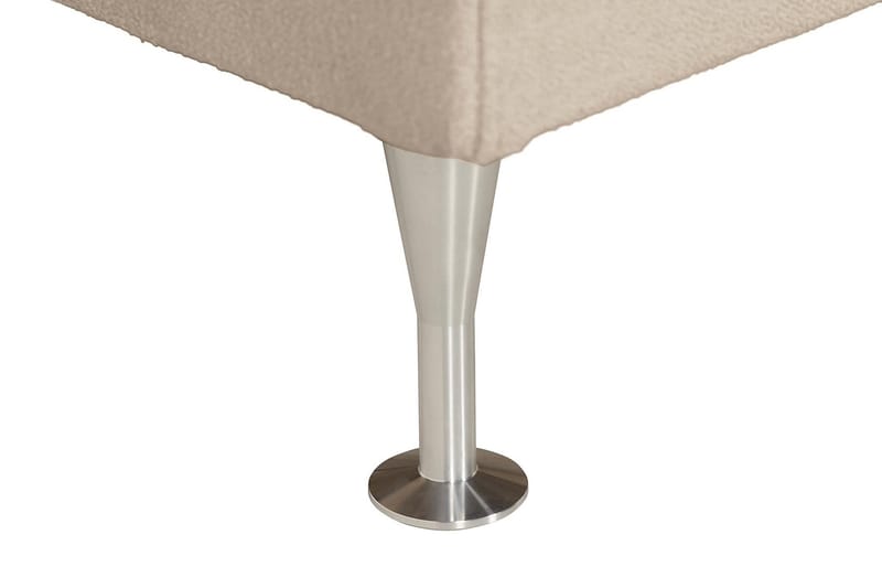 Sänkypaketti Oslo Lyx 140x200 cm Buklee Topattu pääty - Beige - Huonekalut - Sänky - Jenkkisängyt