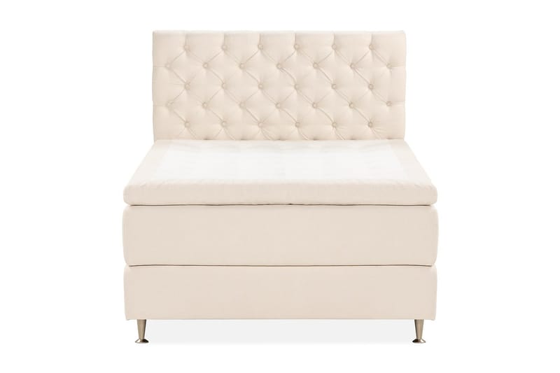 Sänkypaketti Oslo Lyx 140x200 cm Buklee - Vaaleabeige - Huonekalut - Sänky - Jenkkisängyt