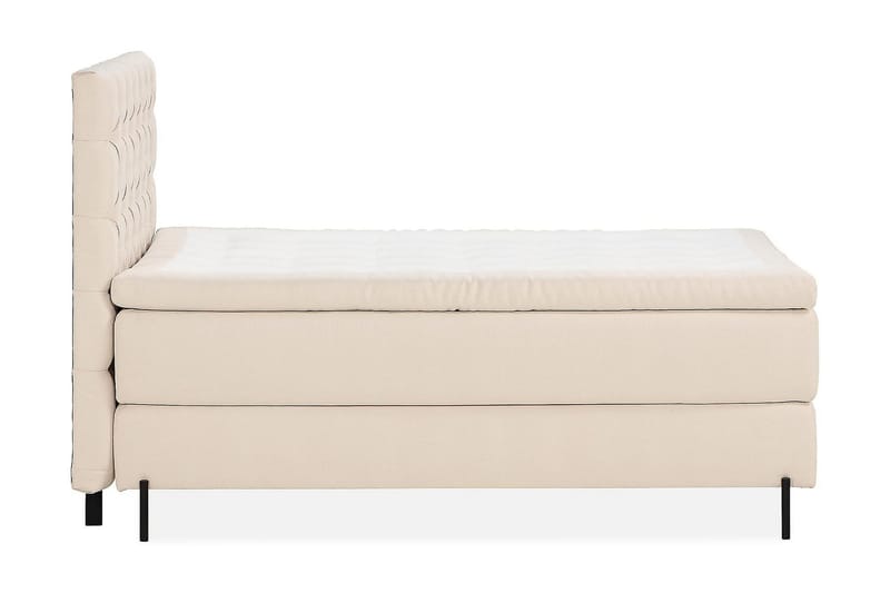 Sänkypaketti Oslo Lyx 140x200 cm Buklee - Vaaleabeige - Huonekalut - Sänky - Jenkkisängyt