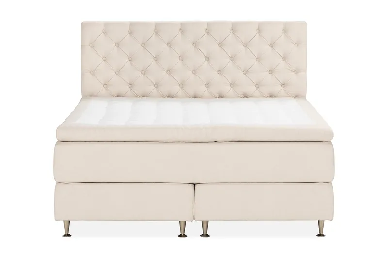 Sänkypaketti Oslo Lyx 160x200 cm Buklee, Vaaleabeige