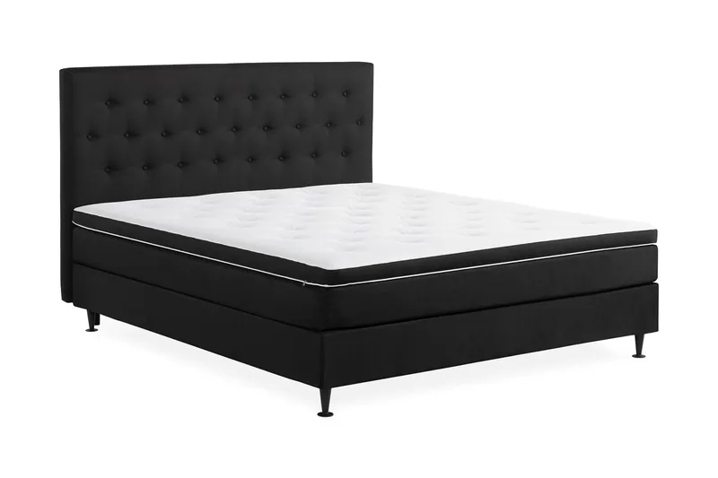 Sänkypaketti Rebeca 160x200 cm - Musta - Huonekalut - Sänky - Jenkkisängyt