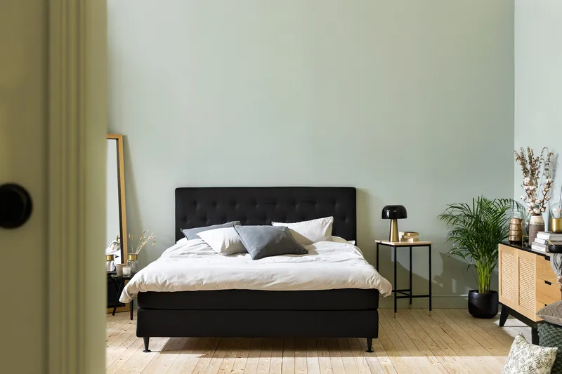 Sänkypaketti Rebeca 160x200 cm - Musta - Huonekalut - Sänky - Jenkkisängyt