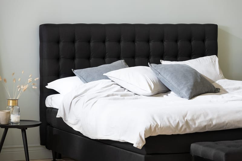Sänkypaketti Rebeca 180x200 cm - Musta - Huonekalut - Sänky - Jenkkisängyt