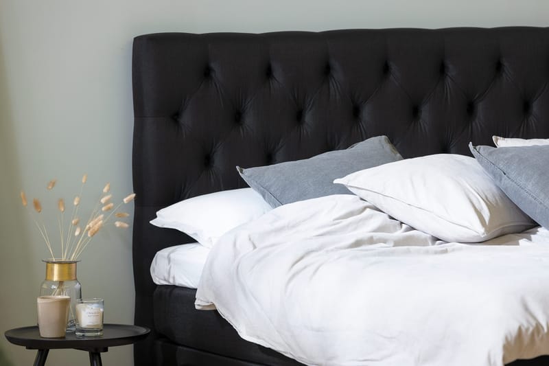 Sänkypaketti Rebeca 180x200 cm - Musta - Huonekalut - Sänky - Jenkkisängyt