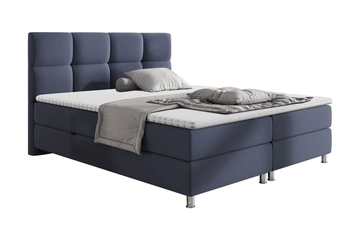 Sänkypaketti Riells 160x200 cm - Sininen - Sänkypaketti - Jenkkisängyt