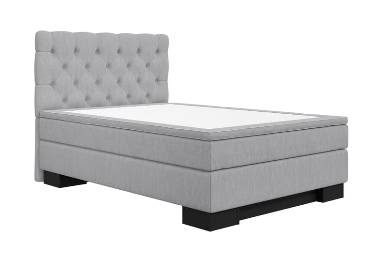 Sänkypaketti Romance Lyx 120x210 - Vaaleanharmaa - Huonekalut - Sänky - Jenkkisängyt