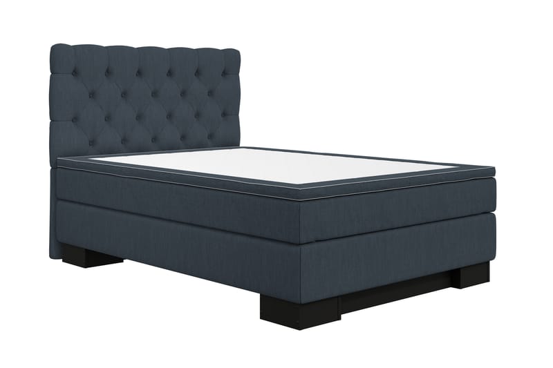 Sänkypaketti Romance Lyx 140x200 - Tummansininen - Huonekalut - Sänky - Jenkkisängyt