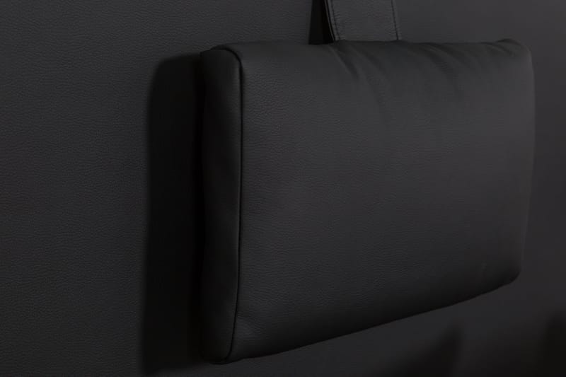 Sänkypaketti Romance Lyx 160x200 Keinonahka - Musta - Huonekalut - Sänky - Jenkkisängyt