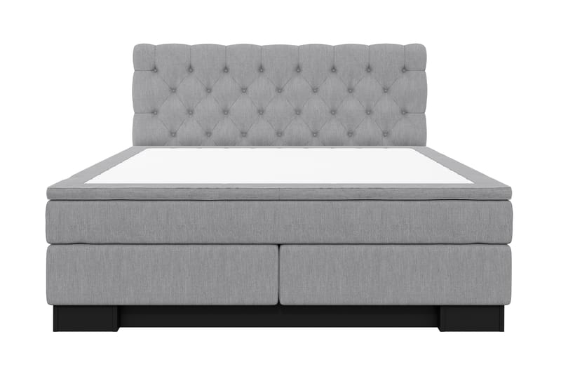 Sänkypaketti Romance Lyx 180x210 - Vaaleanharmaa - Huonekalut - Sänky - Jenkkisängyt
