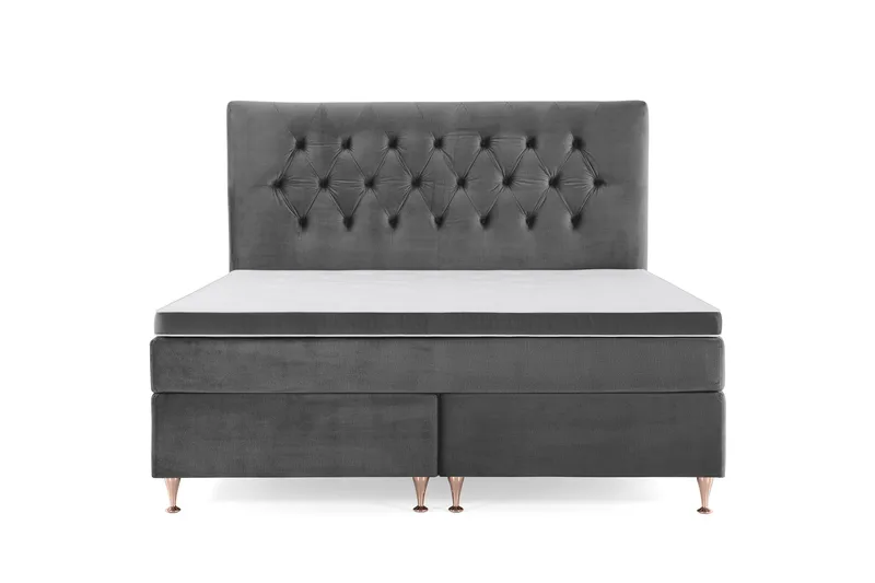 Sänkypaketti Torsö 160x200, T.harm Sametti/Matala Rosé