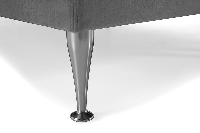 Sänkypaketti Torsö 160x200 - V.harm Sametti/Korkea Hopea - Huonekalut - Sänky - Parisänky