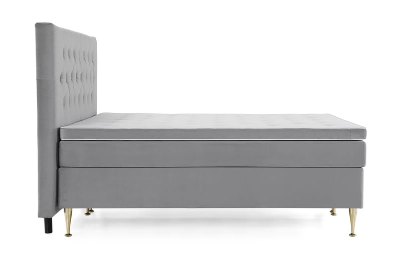 Sänkypaketti Torsö 160x200 - V.harm Sametti/Korkea Kulta - Huonekalut - Sänky - Parisänky