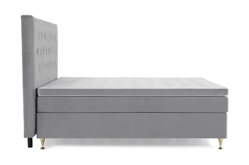 Sänkypaketti Torsö 160x200 - V.harm Sametti/Matala Kulta - Huonekalut - Sänky - Parisänky