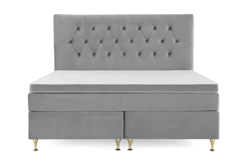 Sänkypaketti Torsö 160x200 - V.harm Sametti/Matala Kulta - Huonekalut - Sänky - Parisänky