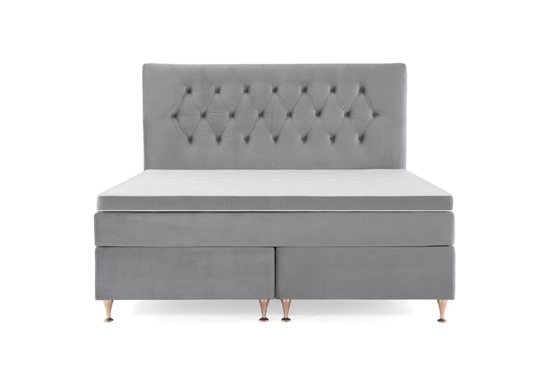 Sänkypaketti Torsö 160x200 - V.harm Sametti/Matala Rosé - Huonekalut - Sänky - Parisänky