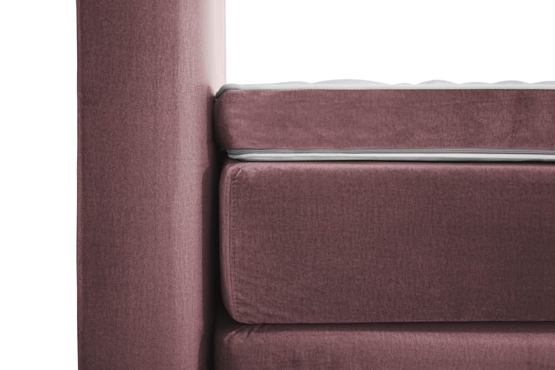 Sänkypaketti Torsö 180x200 - Roosa Sametti/Korkea Rosé - Huonekalut - Sänky - Jenkkisängyt