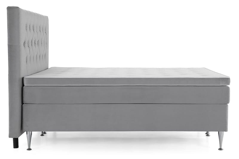 Sänkypaketti Torsö 180x200 - V.harm Sametti/Korkea Hopea - Huonekalut - Sänky - Parisänky