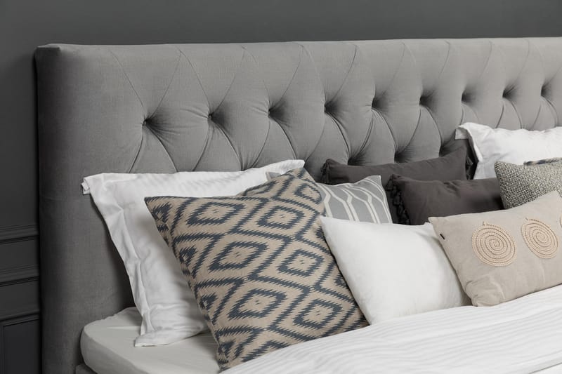 Sänkypaketti Torsö 180x200 - V.harm Sametti/Korkea Kulta - Huonekalut - Sänky - Parisänky