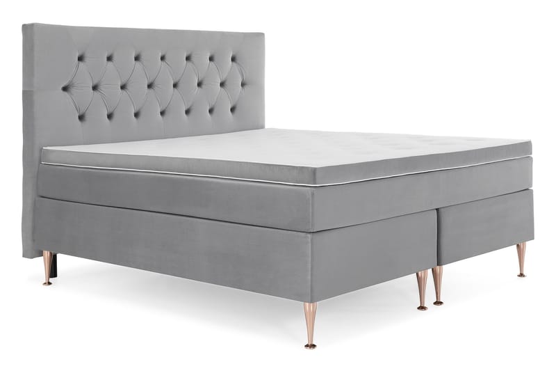 Sänkypaketti Torsö 180x200 - V.harm Sametti/Korkea Rosé - Huonekalut - Sänky - Parisänky