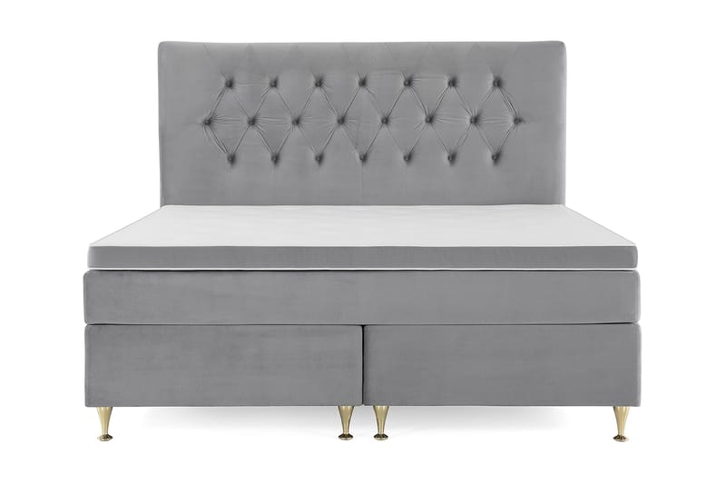 Sänkypaketti Torsö 180x200 - V.harm Sametti/Matala Kulta - Huonekalut - Sänky - Jenkkisängyt