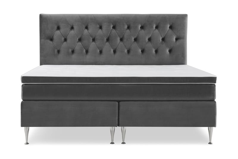 Sänkypaketti Torsö 210x210 - T.harm Sametti/Korkea Hopea - Huonekalut - Sänky - Parisänky