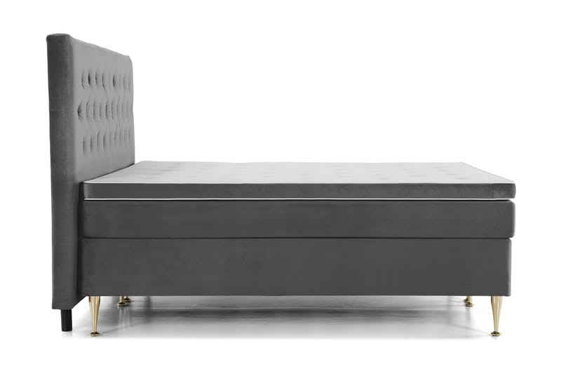 Sänkypaketti Torsö 210x210 - T.harm Sametti/Korkea Kulta - Huonekalut - Sänky - Parisänky