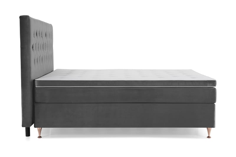 Sänkypaketti Torsö 210x210 - T.harm Sametti/Matala Rosé - Huonekalut - Sänky - Parisänky