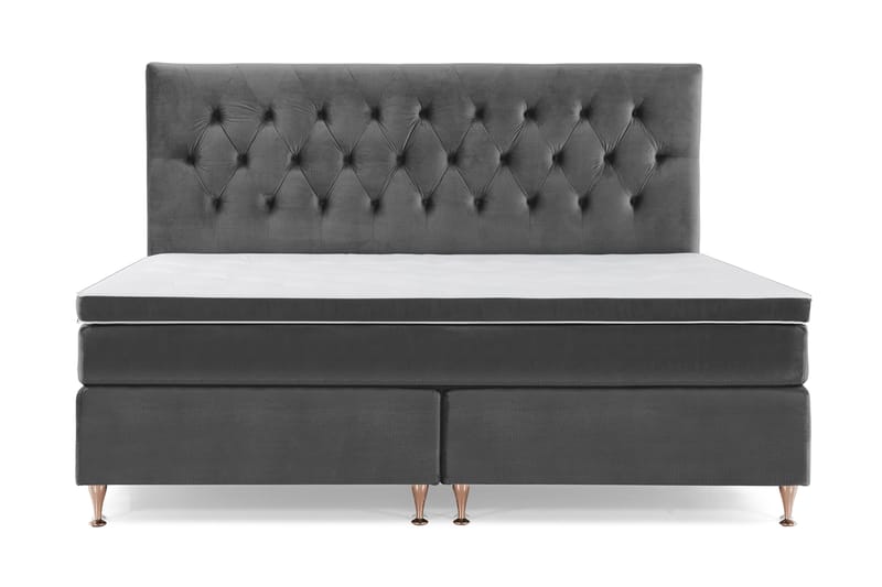 Sänkypaketti Torsö 210x210 - T.harm Sametti/Matala Rosé - Huonekalut - Sänky - Parisänky