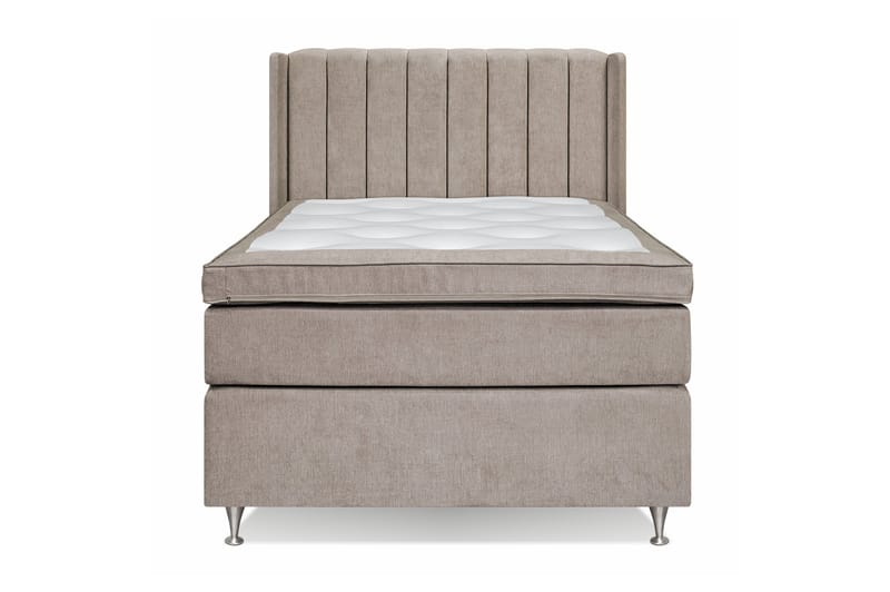 Sänkypaketti Paraiso 105x200 cm Kiinteä - Beige - Huonekalut - Sänky - Sänkypaketti