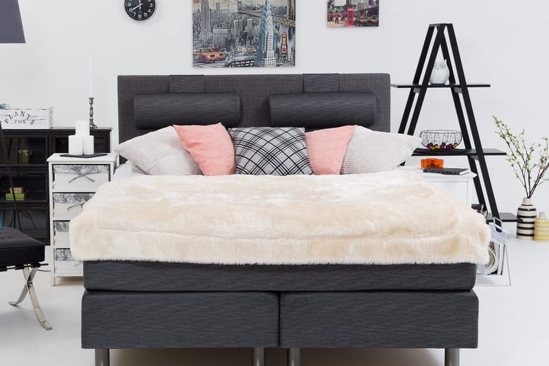 Sänkypaketti Palma 160x200 - Ancona Harmaa - Huonekalut - Sänky - Jenkkisängyt