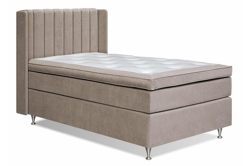 Sänkypaketti Paraiso 105x200 cm Kiinteä - Beige - Huonekalut - Sänky - Sänkypaketti