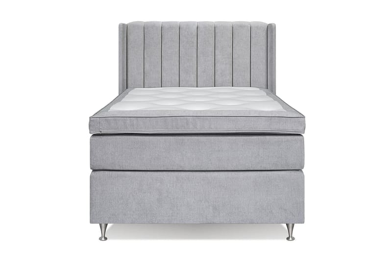 Sänkypaketti Paraiso 120x200 cm Medium - Vaaleanharmaa - Huonekalut - Sänky - Jenkkisängyt