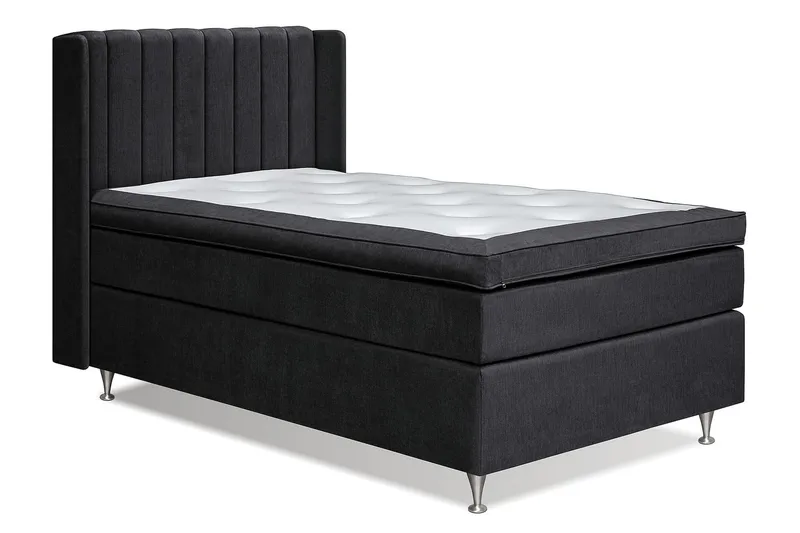 Sänkypaketti Paraiso 105x200 cm Medium - Musta - Huonekalut - Sänky - Parisänky
