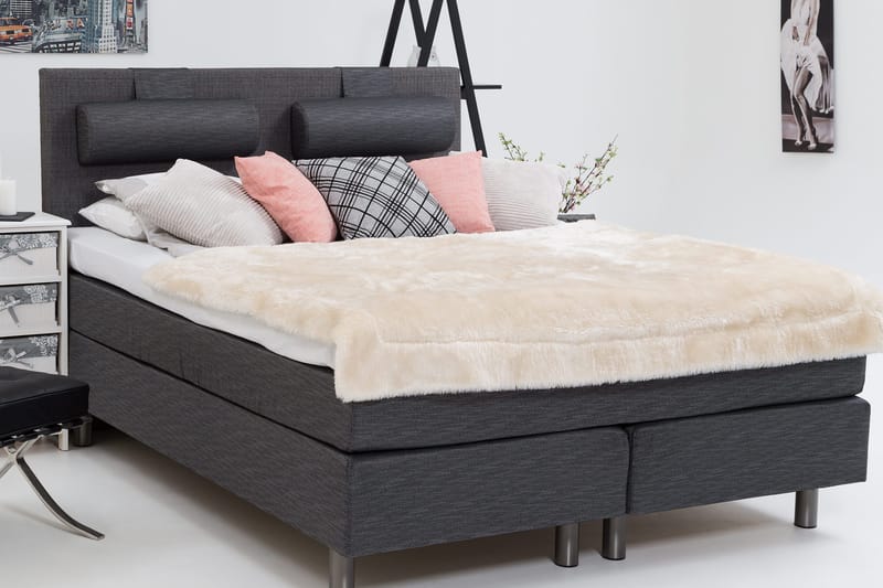 Sänkypaketti Palma 160x200 - Ancona Harmaa - Huonekalut - Sänky - Jenkkisängyt