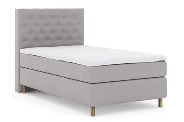 Jenkkisänky Choice No 3 120x200 Medium - Vaaleanharmaa/Kupari - Huonekalut - Sänky - Yhden hengen sängyt
