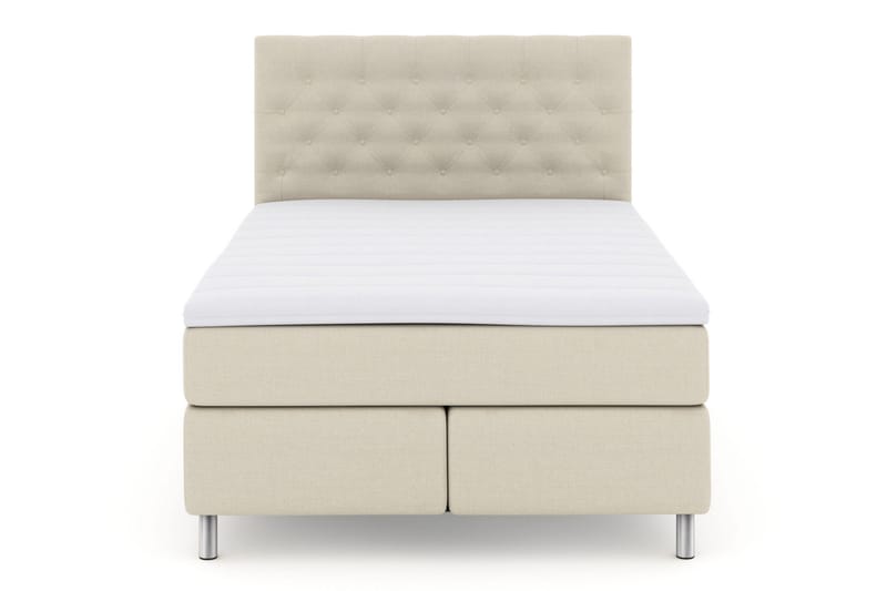 Jenkkisänky Choice No 3 140x200 Kova - Beige/Metalli - Huonekalut - Sänky - Jenkkisängyt