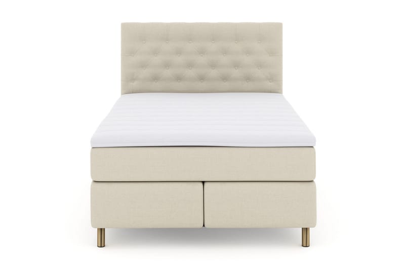 Jenkkisänky Choice No 3 140x200 Medium, Beige/Kupari