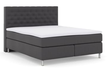 Jenkkisänky Choice No 3 160x200 Kova/Medium - Tummanharmaa/Metalli - Huonekalut - Sänky - Jenkkisängyt