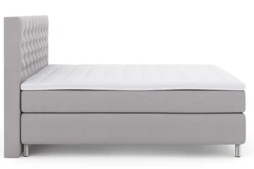 Jenkkisänky Choice No 3 210x210 Kova - Vaaleanharmaa/Metalli - Huonekalut - Sänky - Jenkkisängyt