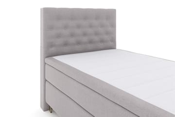 Jenkkisänky Choice No 4 120x200 Medium - Vaaleanharmaa/Metalli V-malli - Huonekalut - Sänky - Yhden hengen sängyt