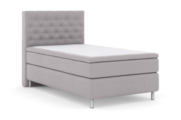 Jenkkisänky Choice No 4 120x200 Medium - Vaaleanharmaa/Metalli - Huonekalut - Sänky - Yhden hengen sängyt