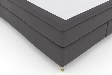 Jenkkisänky Choice No 4 180x200 Kova/Medium - Tummanharmaa/Kulta - Huonekalut - Sänky - Jenkkisängyt