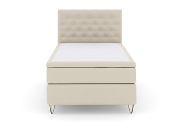 Jenkkisänky Choice No 6 120x200 Kova Memory/Pussi - Beige/Metalli V-malli - Huonekalut - Sänky - Yhden hengen sängyt