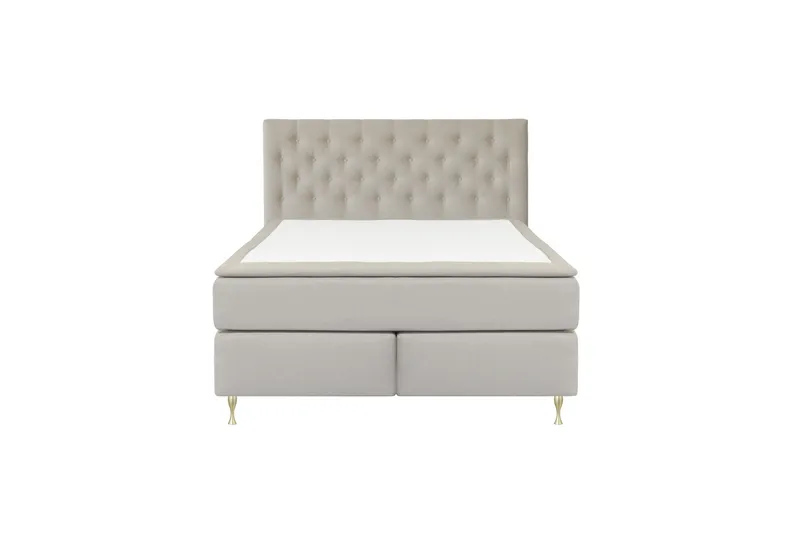Jenkkisänky Choice No 6 180x200 Kova Memory/Pussi, Beige/Kulta