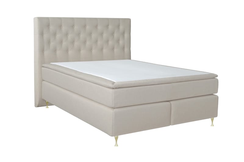 Jenkkisänky Choice No 6 180x200 Kova Memory/Pussi - Beige/Kulta - Huonekalut - Sänky - Jenkkisängyt
